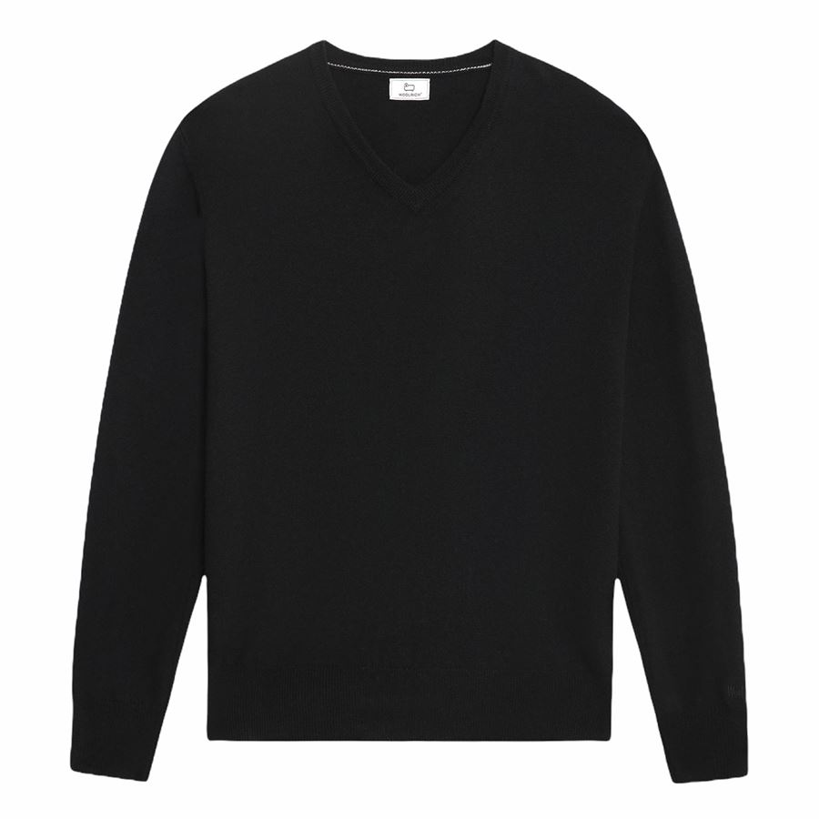 SUPERGEELONG V-NECK MAGLIA SCOLLO A V UOMO Woolrich | CFWOKN0121100